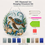 🌊✨ Ocean Theme Pearl Art DIY Kit – Relaxing Craft for Stunning Coastal Artwork
