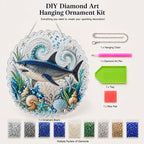 🌊✨ Ocean Theme Pearl Art DIY Kit – Relaxing Craft for Stunning Coastal Artwork