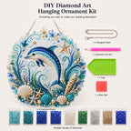 🌊✨ Ocean Theme Pearl Art DIY Kit – Relaxing Craft for Stunning Coastal Artwork