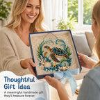🌊✨ Ocean Theme Pearl Art DIY Kit – Relaxing Craft for Stunning Coastal Artwork