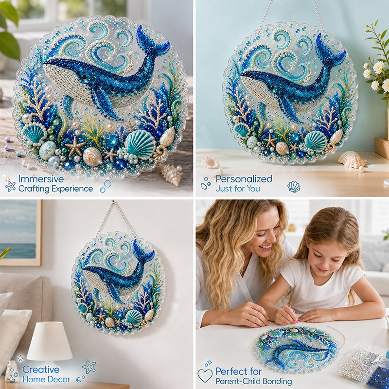 🌊✨ Ocean Theme Pearl Art DIY Kit – Relaxing Craft for Stunning Coastal Artwork