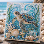 🌊✨ Ocean Theme Pearl Art DIY Kit – Relaxing DIY Craft to Create Stunning Coastal Artwork